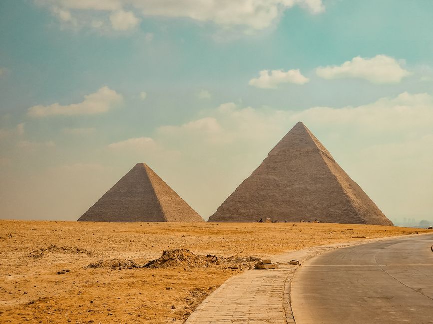 Fotobehang van Egyptische goden en symbolen.